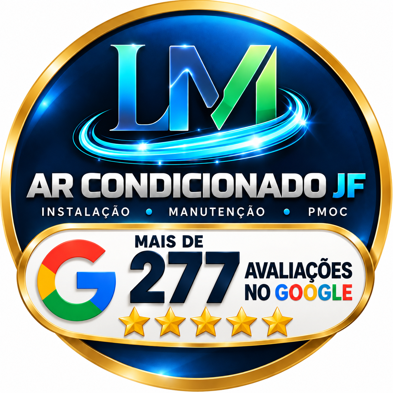 LM Ar Condicionado JF: mais de 277 avaliações no Google